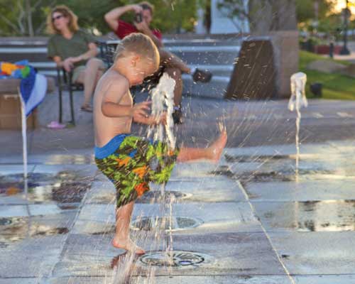 Downtown Gilbert Splash Pad